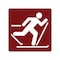 Sign Solutions Usa Cross Country Skiing (Symbol), Aluminum, 30 in x 30 in DUS08DWT3030RS-046 - alternate 1